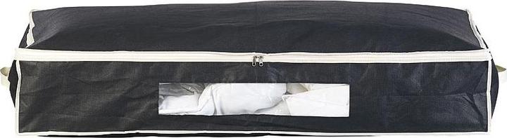 Immagine prodotto Infactory Cassapanca sotto il letto con finestra di visualizzazione e maniglie, 100x48x18 cm, nero (100 x 48 x 18 cm)