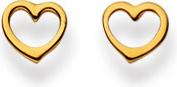 Produktbild Natsumi Schmuck Ohrstecker Herz Gold 18K/750 (750/18 K Gelbgold)