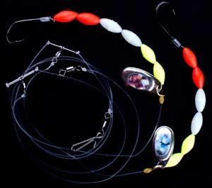 Actual product image edimax Imax Flounder Rig4 Traffic Light Sp-Blades 2 Hooks#4
