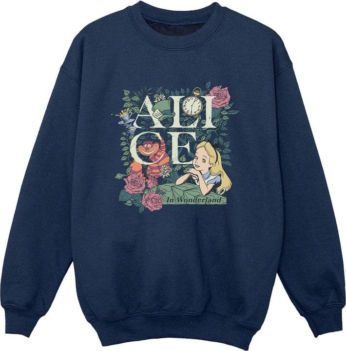 Disney Jungen Alice im Wunderland Laubgarten Sweatshirt