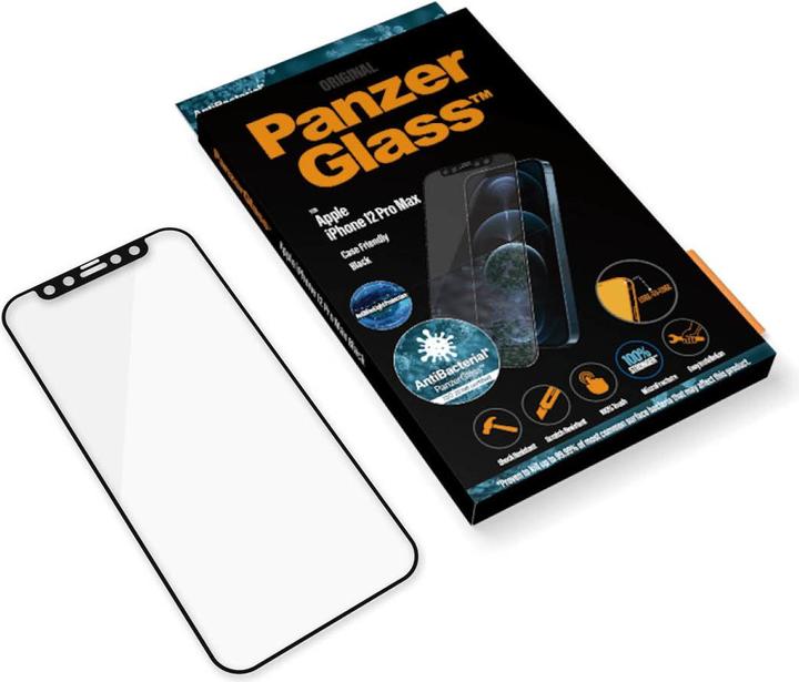Image du produit PanzerGlass Case Friendly Black AB ABL (1 pièce(s), Apple iPhone 12 Pro Max)
