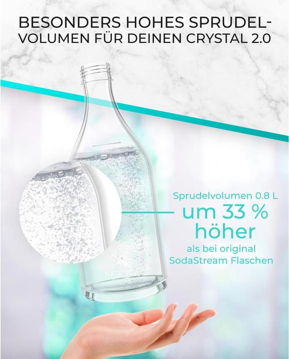 Produktbild Mate of Steel Glas Flasche
