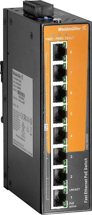 Weidmüller Commutateur réseauEthernet IE-SW-EL08-8POE - commutateur - Ethernet