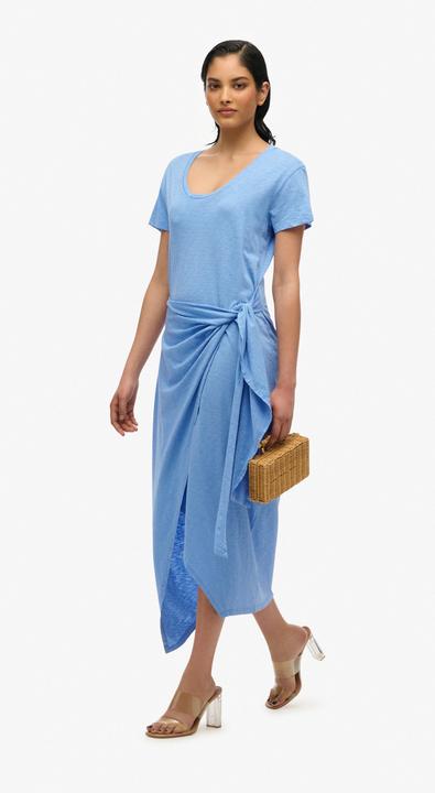 Image du produit Superdry SLUB MIDI WRAP DRESS Dames Jurk (10)