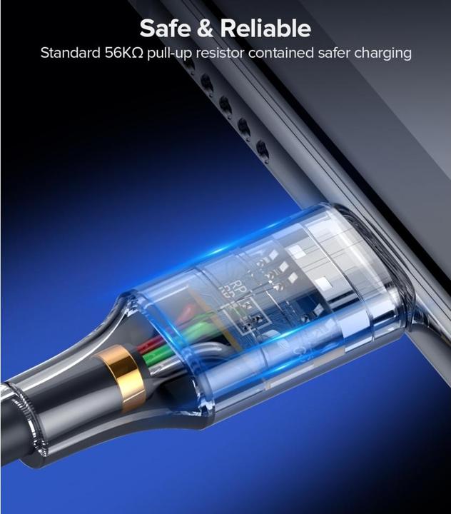 Image du produit Ugreen Câble de charge USB-C QC3.0 (1.50 m, USB 3.0)