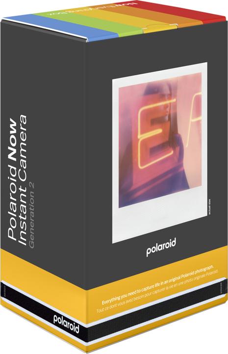 Actual product image Polaroid Now Gen 2 E-Box Camera Limited Edition - Black & white
