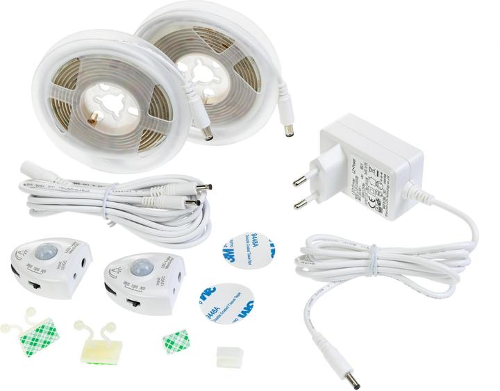 Actual product image Vegas Lights LED strip bed lighting, set of 2 (Warm white, 150 cm, Indoor)