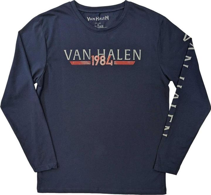 Immagine prodotto Van Halen 84 Tour Maglietta Manica Lunga Adulto Unisex (M)