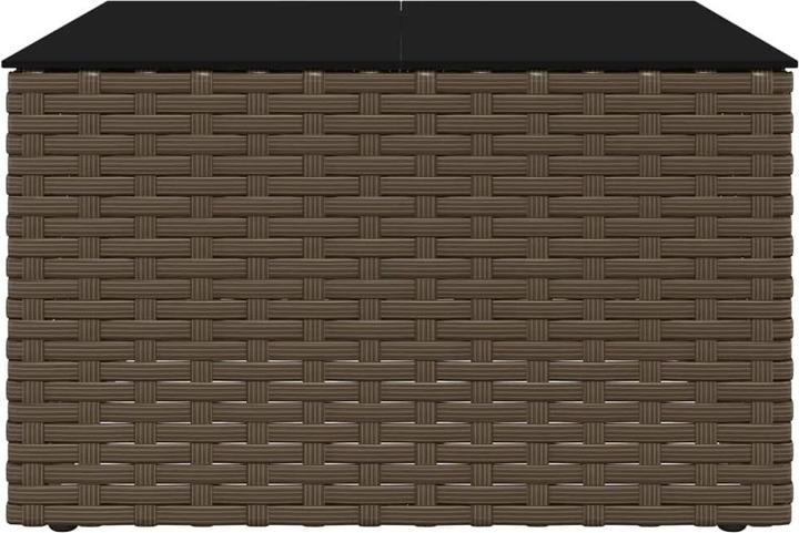 Produktbild VidaXL 2-tlg. Garten-Lounge-Set mit Kissen Braun Poly Rattan