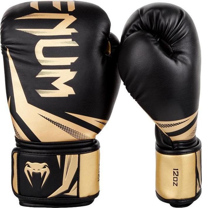 Actual product image Venum Boxing gloves / Challenger 3.0 / Black-Gold / 10 Oz (10 OZ)