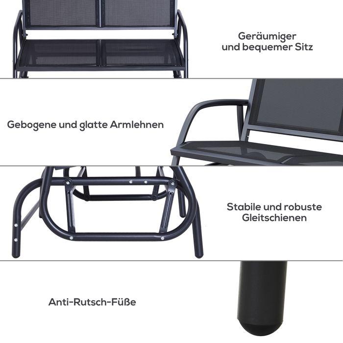 Produktbild Outsunny Schaukelbank