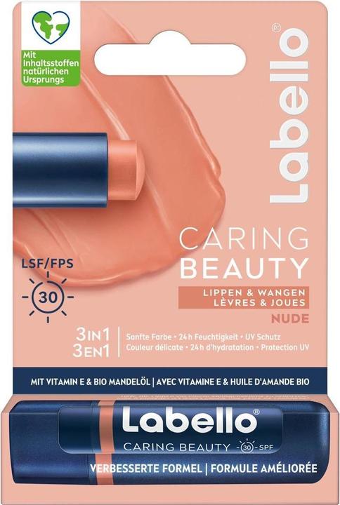 Actual product image Labello Caring Beauty Nude Stick 4.8g (Care pencil, 172.50 ml)