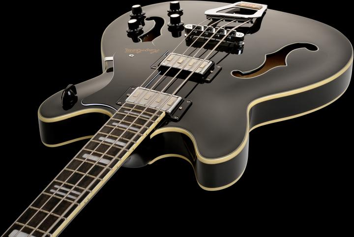 Image du produit Hagstrom Guitare basse, Viking, Black Gloss (Guitare électrique)
