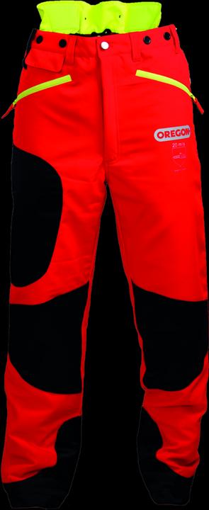 Actual product image Oregon Waipoua cut-resistant trousers, yellow/red, size XXL (XXL)