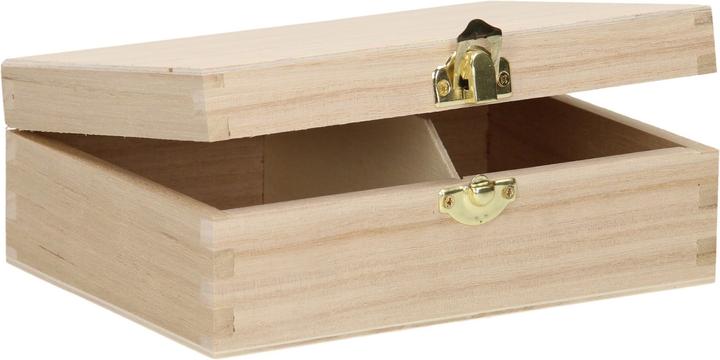 Actual product image Playwood Wooden card box with flap lid