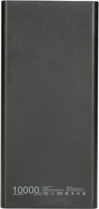 Actual product image Extralink EX.19485 power bank Lithium Polymer (LiPo) Black (10000 mAh, 22.50 W, 37 Wh)