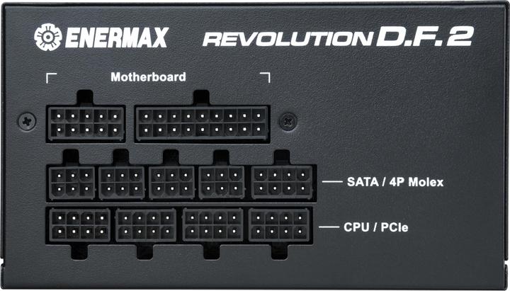 Actual product image Enermax Power Supply 850W Revo. DF2 80+ Gold 14cm Fan. Modular (850 W)