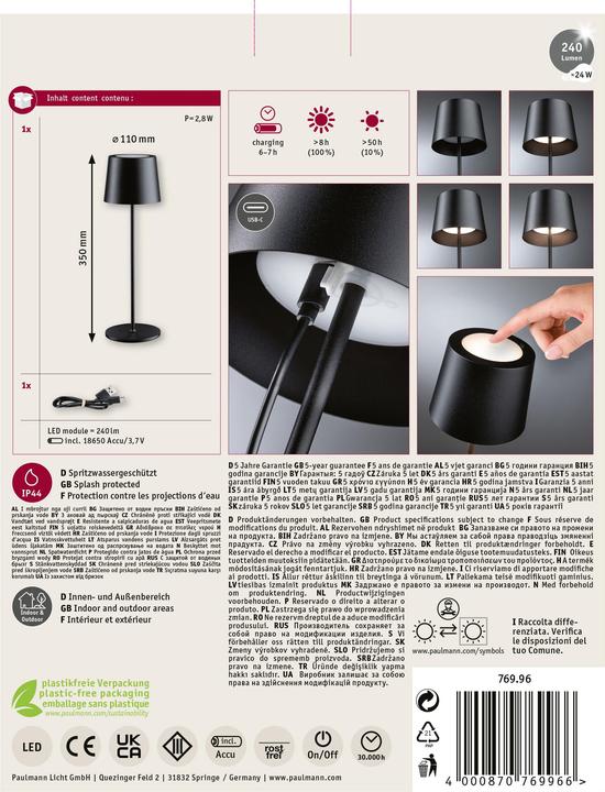 Immagine prodotto Paulmann Gilo (240 lm)
