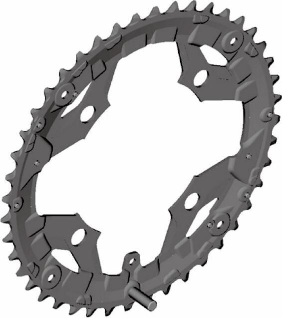 Produktbild Shimano Alivio FC-T4010 Kettenblatt 9-fach (48)