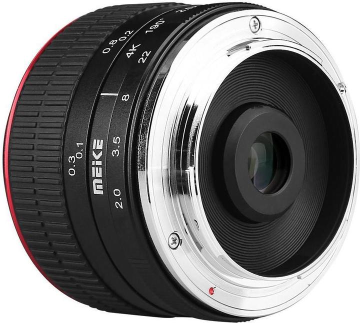 Image du produit Meike 6.5mm f/2-22 MFT (Micro Four Thirds, APS-C / DX)