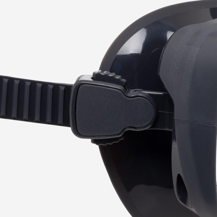 Produktbild Subea Tauchmaske Antibeschlag Silikonriemen - 100 schwarz/grau