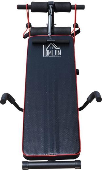 Produktbild Homcom Sit Up Bank Bauchtrainer, verstellbar, 137,5x55,5x50-68cm 120 kg Belastbarkeit