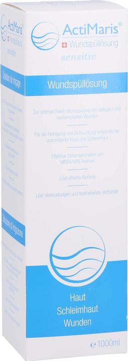 Actual product image ActiMaris sensitive Wound Irrigation Solution Solvent (1000 ml, Liquid)