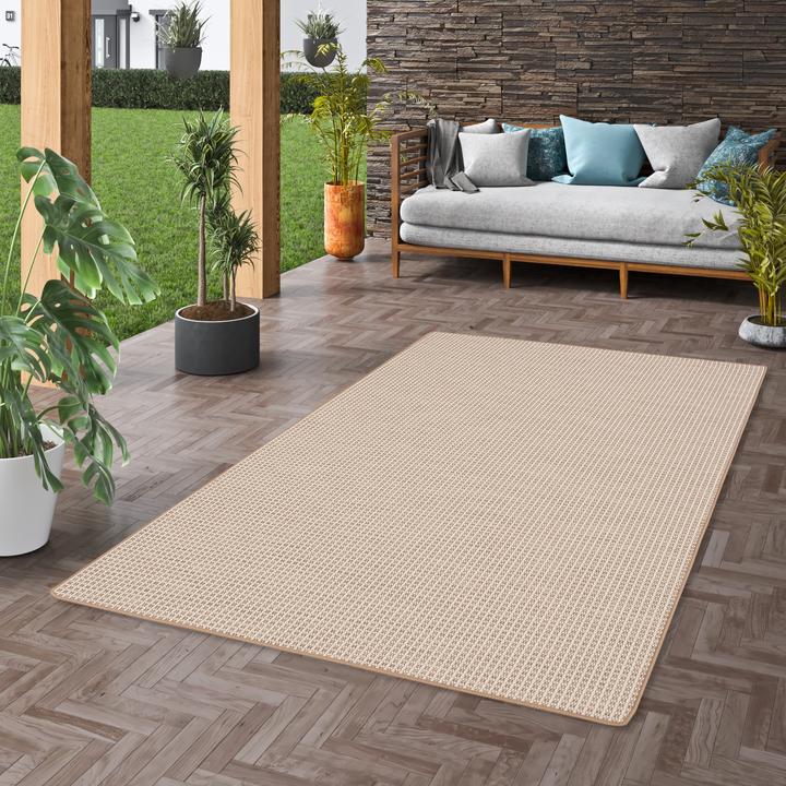 Produktbild Snapstyle In & Outdoor Teppich Flachgewebe Oslo Karo Modern (80 x 400 cm)