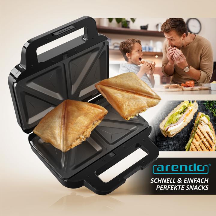 Actual product image Arendo 3-in-1 sandwich maker