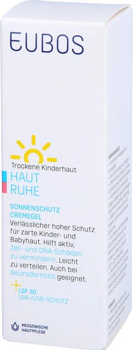 Eubos Haut Ruhe Sonnenschutz Creme Gel LSF30 + UVA, 50 ml GEL (Sonnencreme, SPF 30, 50 ml)