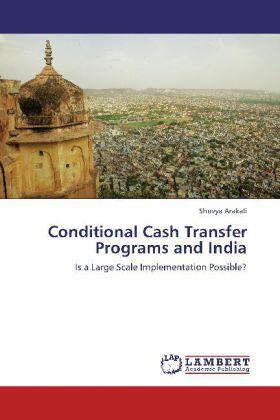 Immagine prodotto Conditional Cash Transfer Programs and India (Shuvya Arakali, 2012)