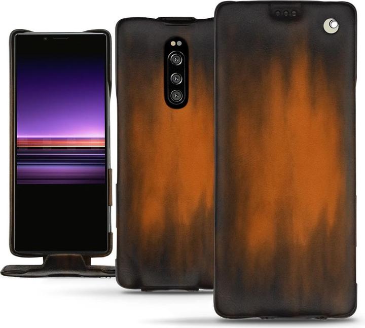 Productafbeelding Noreve Lederen omslag verticaal (Sony Xperia 1)