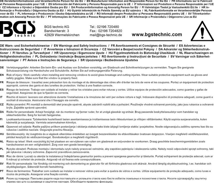 Produktbild BGS Armaturenschutz-Satz 4-tlg. (Türschildgarnitur)