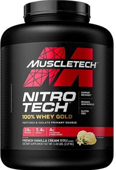 Muscle Tech MuscleTech Nitro Tech 100% Whey Gold (Vanilla, 1 pcs., 2260 g)