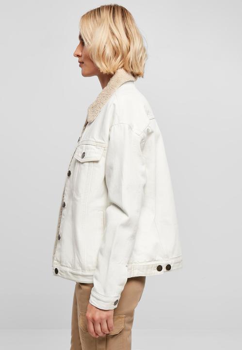 Produktbild Urban Classics Ladies Oversized Sherpa Denim Jacket - 19395 (4XL)
