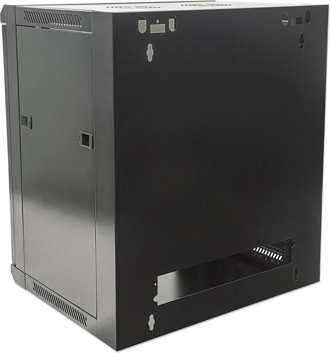 Produktbild Intellinet 19 Zoll Wandgehäuse 19" Wandverteiler, 9HE, 450mm tief, schwarz (9 HE, 19 Zoll Rack)