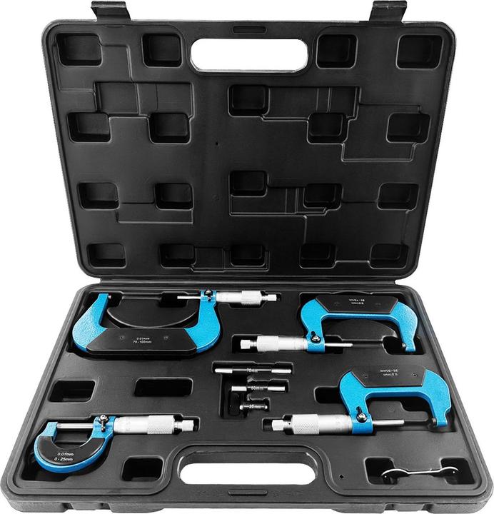Immagine prodotto Paulimot Mikrometer-Set 0 - 100 mm, 4-teilig (10 cm)