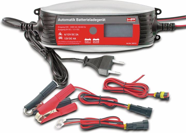 Produktbild HP Autozubehör Ladegerät Smart (6V, 12V, 4 A)