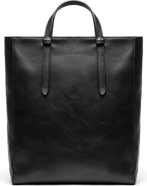 Image du produit Only-Bags.Store Rétro PU cuir fourre-tout sac à dos, sac à main d'épaule minimaliste, simple polyvalent