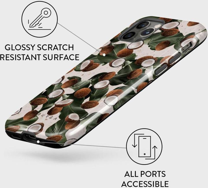 Immagine prodotto Burga Tough Case Apple iPhone 12/12 Pro - Coconut Crush (Realme 12 Pro+, Apple iPhone 12)