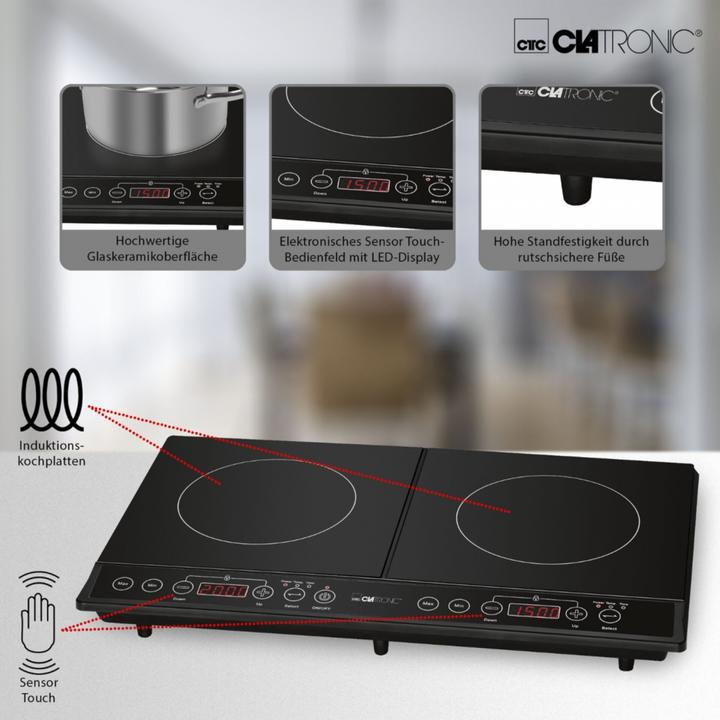 Produktbild Clatronic Freistehendes Kochfeld DKI 3609