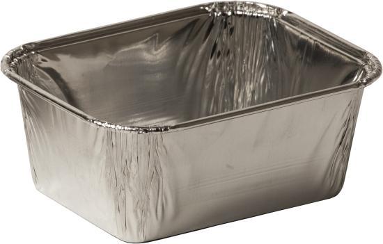 Immagine prodotto Plus Pack Vaschetta di alluminio 250ml per posta 114x89x42mm 100pz/confezione - (100 pz.)