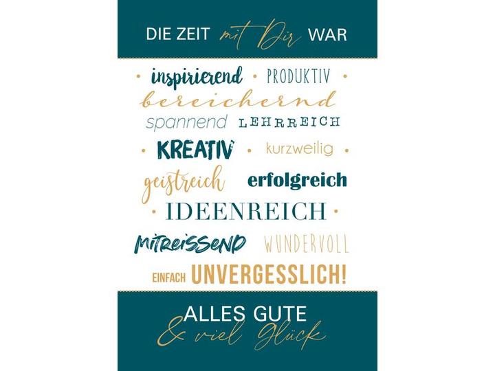Energie-Label ABC Glückwunschkarte (1 Stk.)