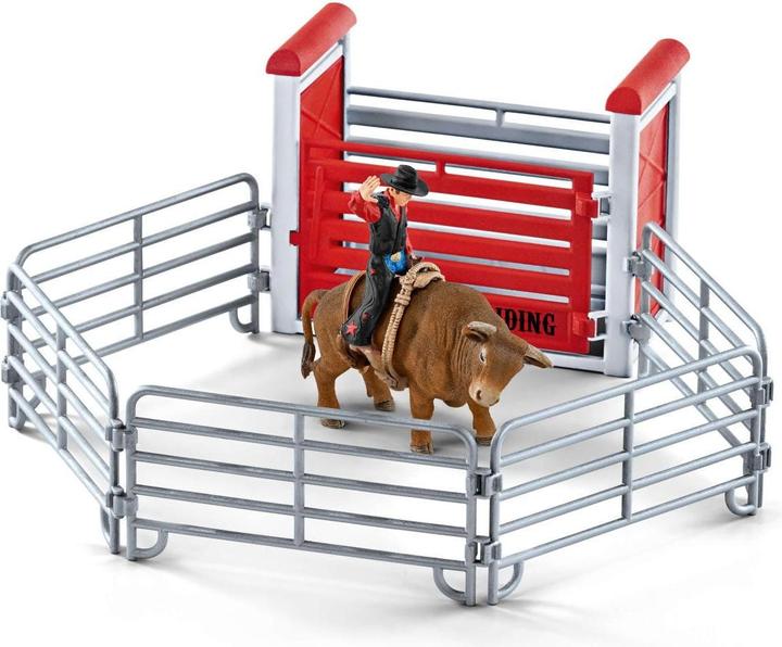 Actual product image Schleich Bull Riding with Cowboy