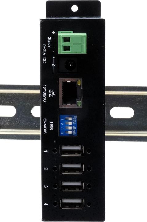 Actual product image Exsys EX-6003 4-Port Gigabit Network USB Hub