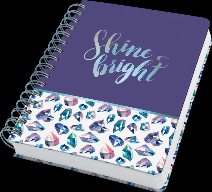 Productafbeelding Sigel Spiraal notitieboek A5 120BL Fairy Gems (A5, Gecontroleerd, Hardcover)