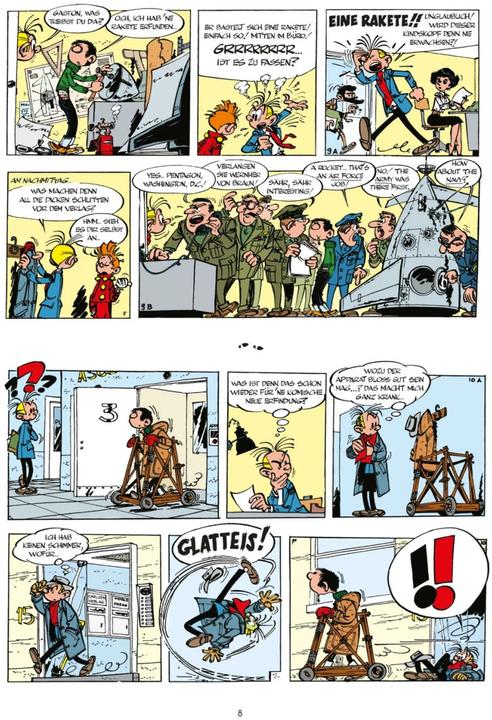 Actual product image Gaston Neuedition 1: Erste Katastrophen (German, André Franquin, 2019)