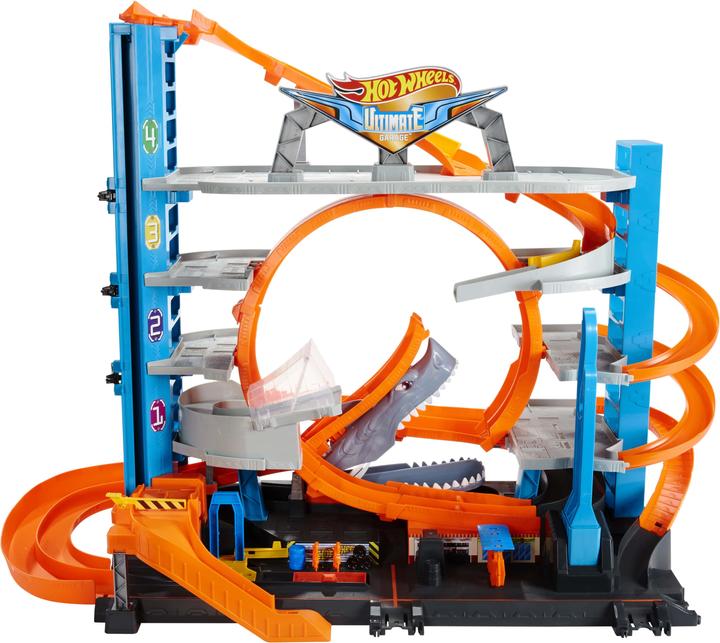 Hot Wheels City Ultimate Garage with Shark Attack
