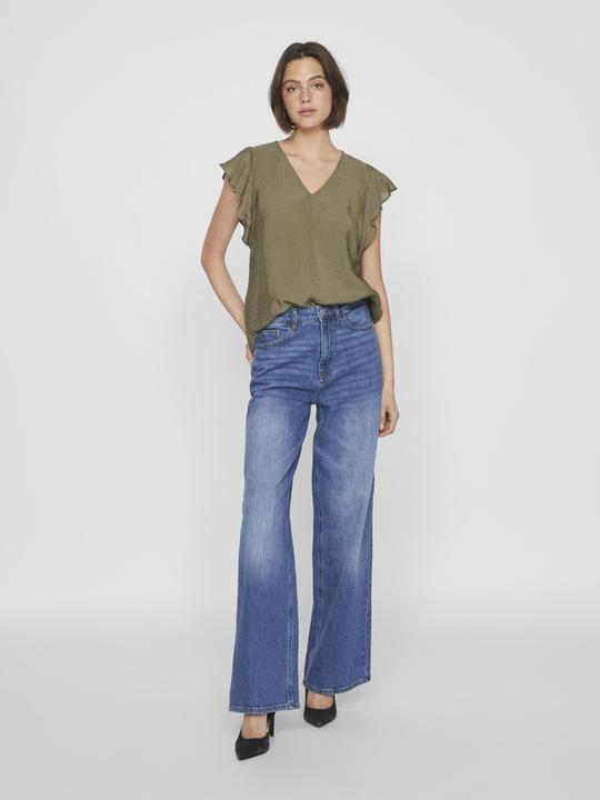 Actual product image Vila Ruched top with short sleeves (36)