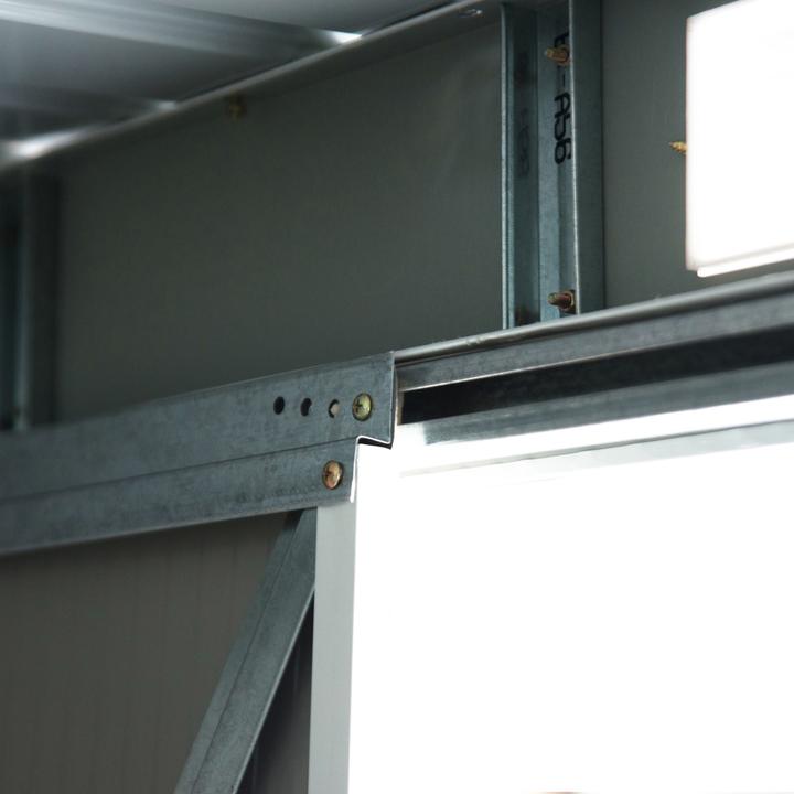 Image du produit Outsunny Abri à outils avec porte coulissante